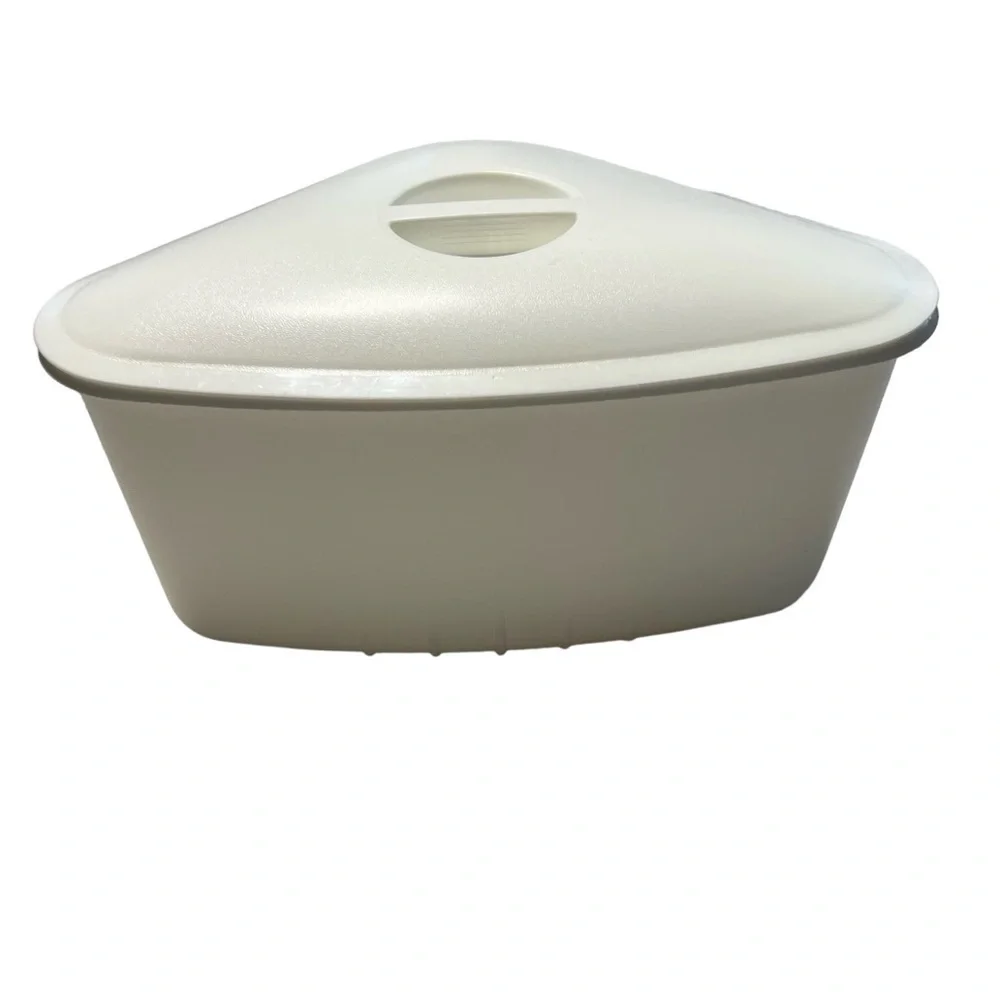 Tupperware (EUC) Corner Storage Keeper, Vintage, &  (RARE) - Picture 3 of 9